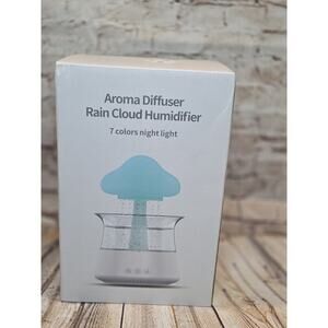 Aroma Diffuser Rain Cloud Essential Oil Humidifier, 7 Color Night Light